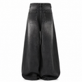 Metropolis Extreme Wide-Leg Jeans – Washed Black