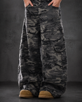 ASPHALT Camo Cargo Jeans – Extreme Wide Leg