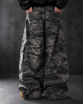 ASPHALT Camo Cargo Jeans – Extreme Wide Leg