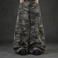 ASPHALT Camo Cargo Jeans – Extreme Wide Leg