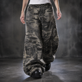ASPHALT Camo Cargo Jeans – Extreme Wide Leg