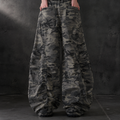 ASPHALT Camo Cargo Jeans – Extreme Wide Leg